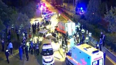 ۳۱ مصدوم در حادثه رانندگی در پایتخت ترکیه