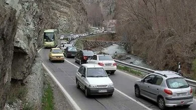 ترافیک در محور کندوان روان است