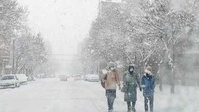 بارش برف و باران در ۲۲ استان طی امروز | هجوم سرمای شدید به کشور