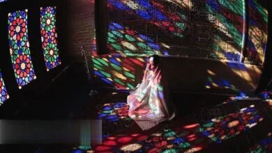 تصاویری از مسجد نصیرالملک یا مسجد صورتی با نمایی خیره‌کننده