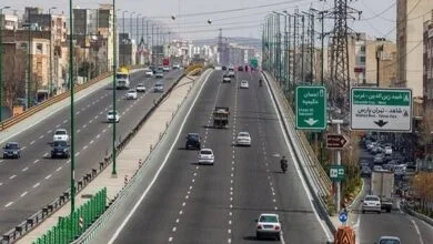 تهران خلوت با معابر روان در اولین پنج شنبه اسفند