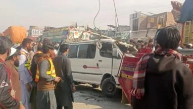 ۱۱ کشته و ۷ زخمی در تصادفات جاده ای در پنجاب پاکستان