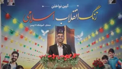 زنگ انقلاب در استان سمنان نواخته شد زنگ انقلاب در استان سمنان نواخته شد