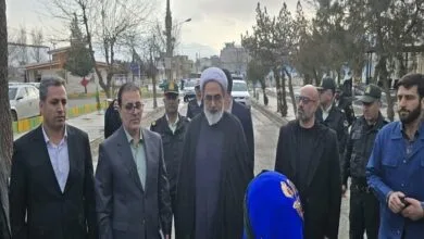 رئیس سازمان قضایی نیروهای مسلح وارد دورود شد