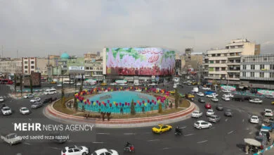 تازه‌ترین طرح دیوارنگاره میدان انقلاب تهران