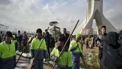خدمات‌دهی به راهپیمایان ۲۲ بهمن با همکاری ۲۷۰۰ پاکبان
