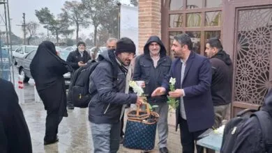 بدرقه اولین کاروان راهیان نور شهرداری تهران