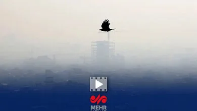 تصاویر هوایی هولناک از آلودگی هوا بر فراز تهران