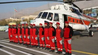 امدادگران هلال احمر به حالت آماده باش کامل در آمدند