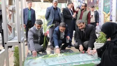 مدیرکل امور ایثارگران قوه قضائیه به مقام شامخ شهدای کرمان ادای احترام کرد