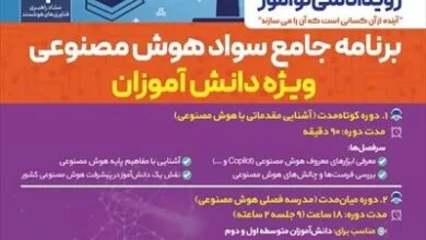 برگزاری دورههای آموزشی هوش مصنوعی برای دانشآموزان برگزاری دورههای آموزشی هوش مصنوعی برای دانشآموزان